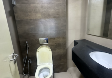 Bathroom in 3 BHK Apartment at Jayabheri Whistling Court, Hi Tech City – for Rent