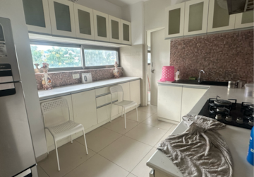 Kitchen in 3 BHK Apartment at Jayabheri Whistling Court, Hi Tech City – for Rent