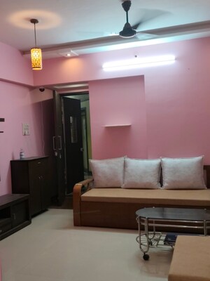 Living Room in 2 BHK Apartment at Sonata Apartments, Malad West – for Rent