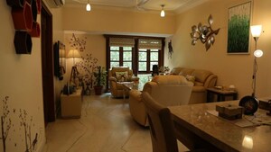 Living Room in 3 BHK Apartment at Defence Colony – for Sale