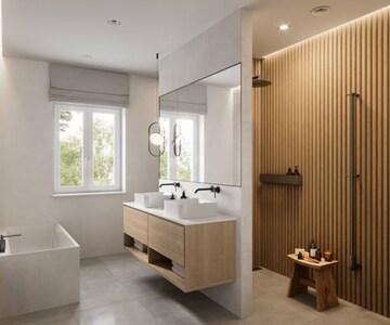 Living Room in 3 BHK Apartment at Godrej Skyshore, Versova – for Sale