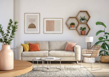Living Room in 4 BHK Apartment at Godrej Skyshore, Versova – for Sale