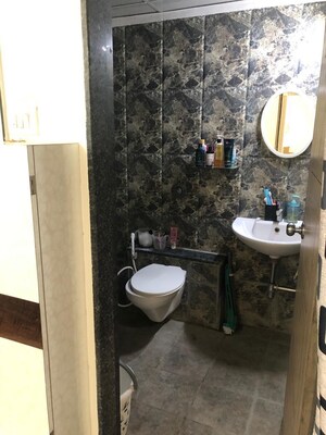 Bathroom in 1 BHK Apartment at Varad Apartment, Karve Nagar – for Rent