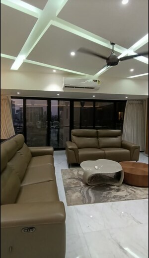 Living Room in 3.5 BHK Apartment at Anmol Eleganzia Royale, Andheri West – for Rent