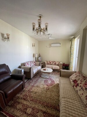 Living Room in 3 BHK Apartment at Vip Road – for Rent