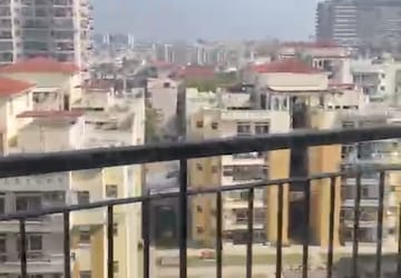 Balcony in 3 BHK Apartment at Vip Road – for Rent