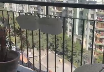 Balcony in 3 BHK Apartment at Vip Road – for Rent