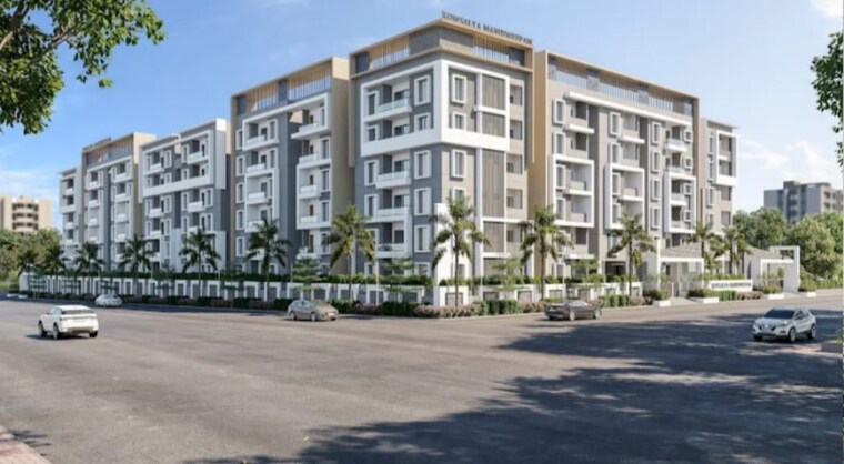 Exterior View, sanvi-kowsalya-manidweepam 2 Bedroom 1184 Sq.Ft. Apartment In Bachupally Hyderabad 9335802