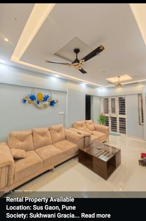 2 BHK Apartment For Rent in Sukhwani Gracia, Sus