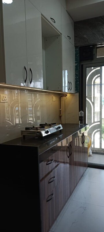 Kitchen in 3 BHK Apartment at Lodha Bel Air, Jogeshwari West – for Rent