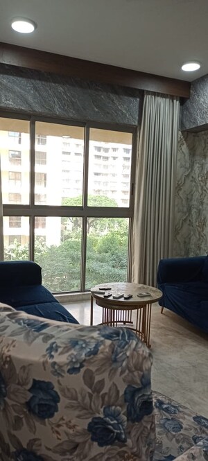 Living Room in 3 BHK Apartment at Lodha Bel Air, Jogeshwari West – for Rent