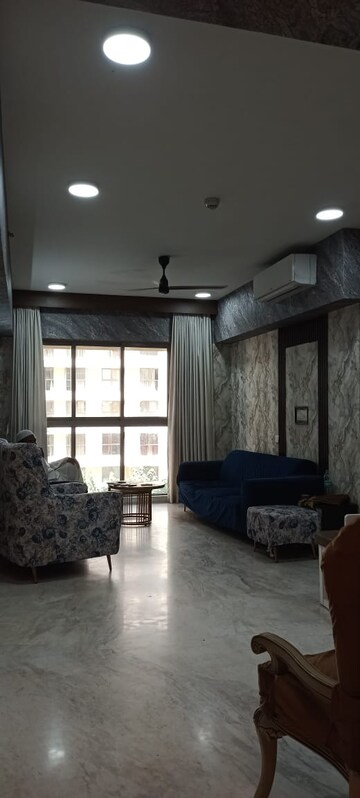 Living Room in 3 BHK Apartment at Lodha Bel Air, Jogeshwari West – for Rent