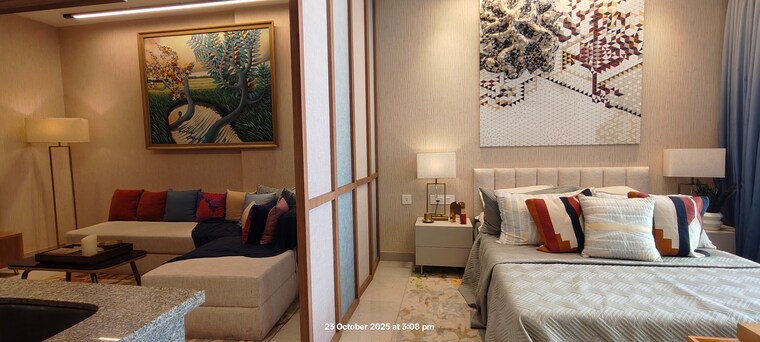Bedroom, piramal-revanta Studio 310 Sq.Ft. Apartment In Mulund West Mumbai 9336006
