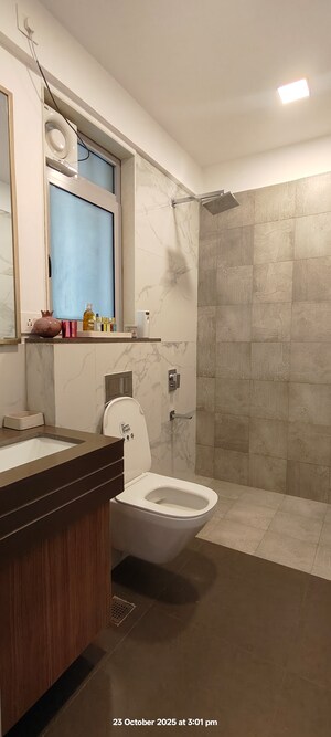 Bathroom in Studio Apartment at Piramal Revanta, Mulund West – for Sale