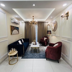 Living Room in 3 BHK Apartment at The Suman Marvelous, Vip Road – for Sale