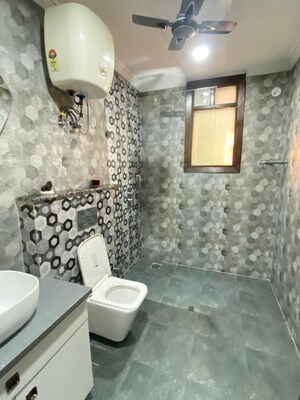 Bathroom in 4 BHK Builder Floor at Palam Vihar Residents Association, Palam Vihar – for Rent