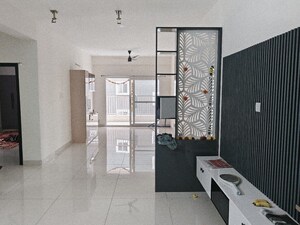 Living Room in 3 BHK Apartment at Kinetic Palazzo, Nallagandla – for Rent