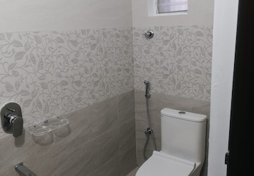 Bathroom in 3 BHK Apartment at Kinetic Palazzo, Nallagandla – for Rent