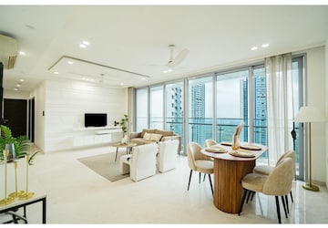 Living Room in 3 BHK Apartment at Romell Aether, Goregaon East – for Sale