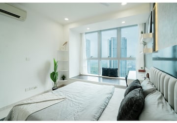 Bedroom in 3 BHK Apartment at Romell Aether, Goregaon East – for Sale