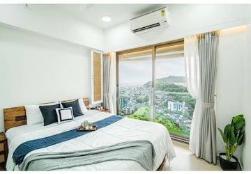 Bedroom in 3 BHK Apartment at Romell Aether, Goregaon East – for Sale