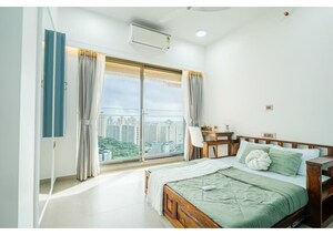 Bedroom in 3 BHK Apartment at Romell Aether, Goregaon East – for Sale