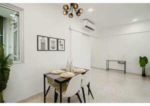 Master Bedroom in 3 BHK Apartment at Romell Aether, Goregaon East – for Sale