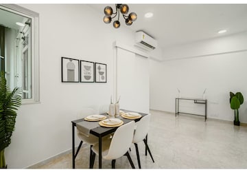 Master Bedroom in 3 BHK Apartment at Romell Aether, Goregaon East – for Sale