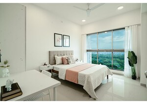 Bedroom in 3 BHK Apartment at Romell Aether, Goregaon East – for Sale