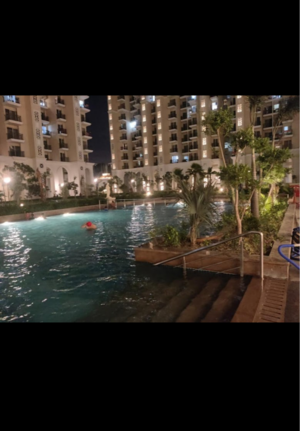 Swimming Pool in 1 RK Apartment at Prateek Grand City, Pratap Vihar – for Rent
