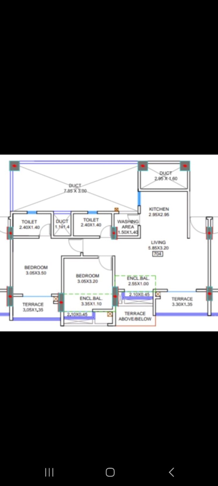 Floor Plan, puraniks-abitante-fiore 2 Bedroom 1050 Sq.Ft. Apartment In Bavdhan Pune 9336093