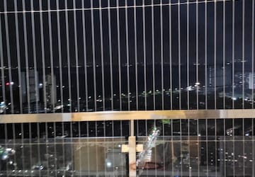 Balcony in 3 BHK Apartment at Gami Asters, Ghansoli – for Rent
