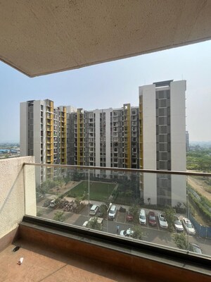 Balcony in 3 BHK Apartment at Lodha Palava Serenity C, Dombivli East – for Rent