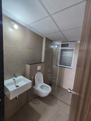 Bathroom in 2 BHK Apartment at Runwal The Central Park, Chinchwad – for Rent
