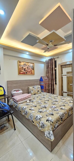 Bedroom in 2.5 BHK Apartment at Nilaya Greens, Raj Nagar Extension – for Rent
