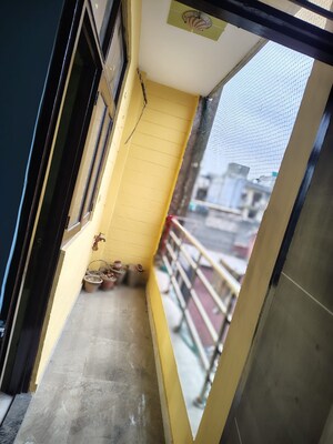 Balcony in 3 BHK Builder Floor at Dwarka Mor – for Rent
