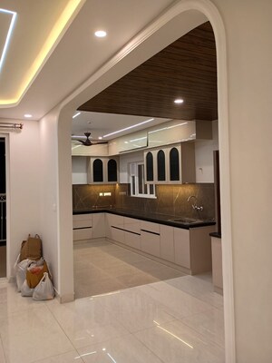 Building Lobby in 3 BHK Apartment at Prestige Beverly Hills, Kokapet – for Rent