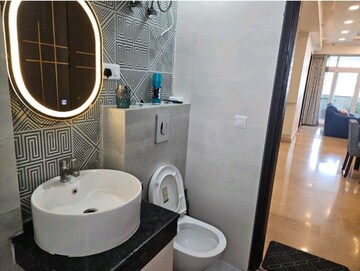 Bathroom in 4 BHK Apartment at Prateek Edifice, Sector 107 – for Rent