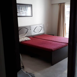 Bedroom in 4 BHK Apartment at Jaycee Bhagtani Krishaang, Powai – for Rent