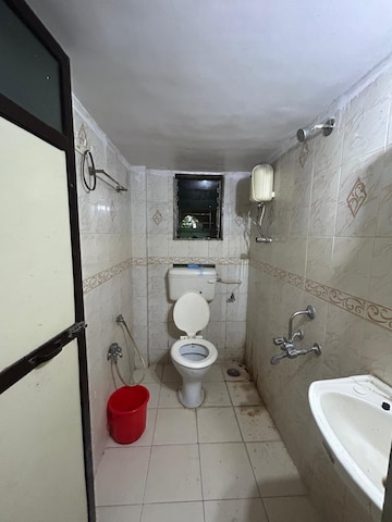 Bathroom in 1 BHK Apartment at Rutu Estate, Brahmand – for Rent