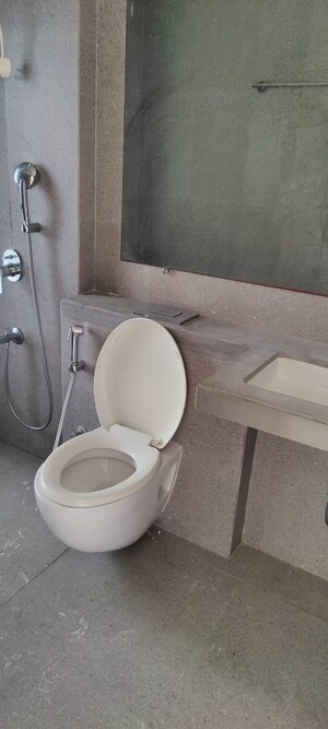 Bathroom in 3 BHK Apartment at The Wadhwa Atmosphere, Mulund West – for Rent
