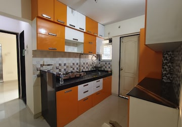 Kitchen in 1 BHK Apartment at Cosmos Enclave, Kasarvadavali – for Rent