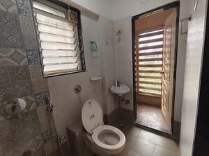 Bathroom in 1 BHK Apartment at Cosmos Enclave, Kasarvadavali – for Rent