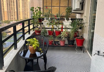 Balcony in 3 BHK Apartment at Gaur Valerio, Indrapuram – for Sale