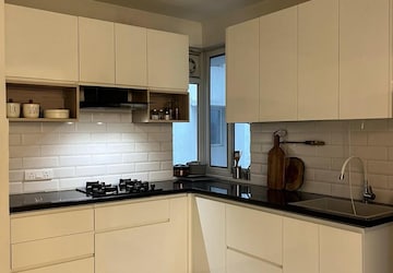 Kitchen in 3 BHK Apartment at Gaur Valerio, Indrapuram – for Sale