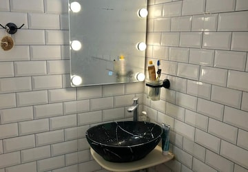 Bathroom in 1 BHK Apartment at Gods Heaven CHS, Powai – for Rent