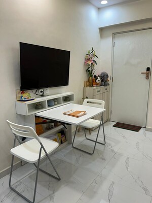 Hall in 1 BHK Apartment at Gods Heaven CHS, Powai – for Rent