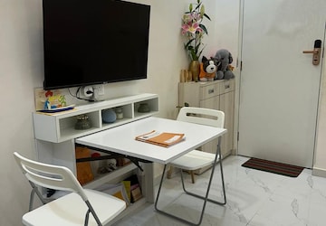 Hall in 1 BHK Apartment at Gods Heaven CHS, Powai – for Rent