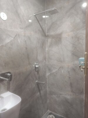 Bathroom in 3 BHK Builder Floor at Vasant Kunj Enclave – for Rent