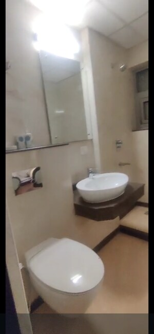 Bathroom in 3 BHK Apartment at Chintels Serenity, Sector 109 – for Rent
